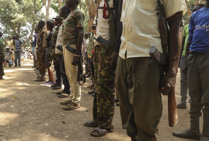 release of hundreds of former child soldiers in Yambio