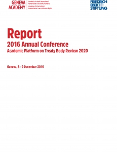 Cover of the Report of the 2016 Global Conference