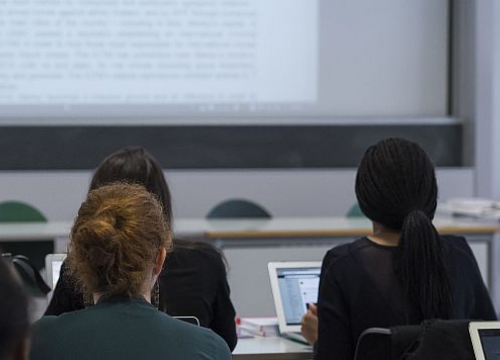 Students at a Course of the Geneva Academy