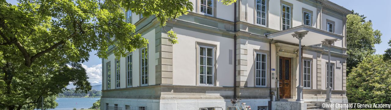 Open House Villa Moynier Executive Master in International Law in Armed Conflict