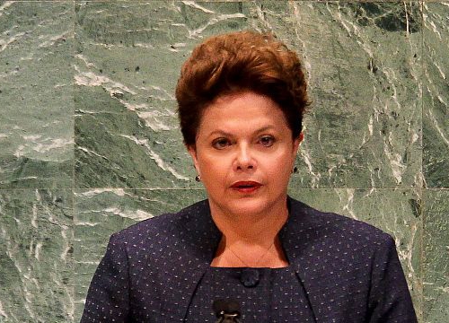 Picture of Dilma Roussef at The UN