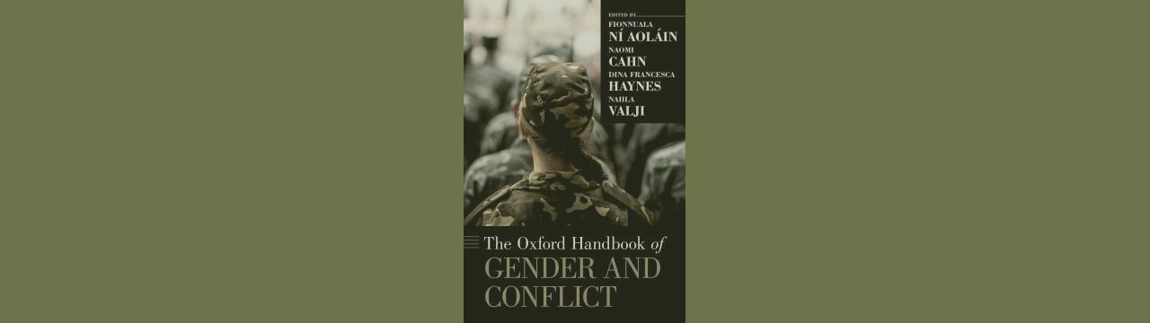 Cover page of the Oxford Handbook on Gender and Conflict 