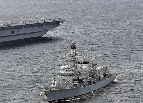 UK vessels at sea