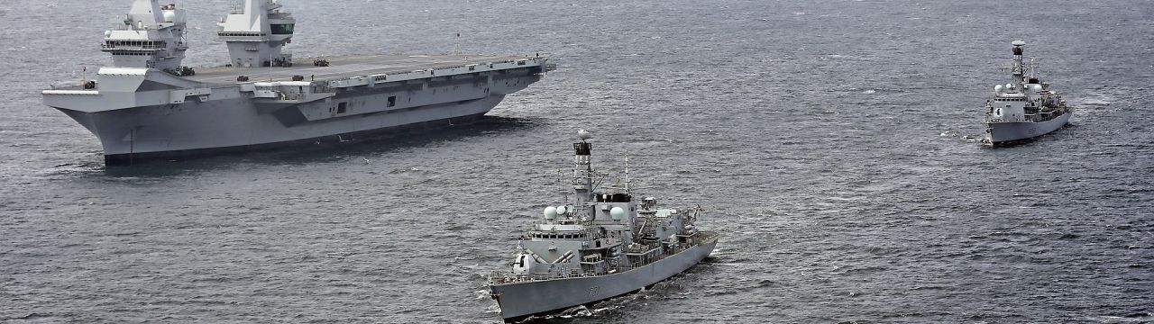 UK vessels at sea