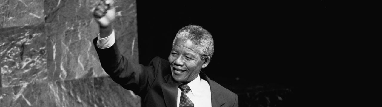 Portrait of Nelson Mandela