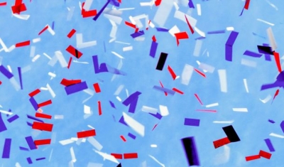 Confetti explosion