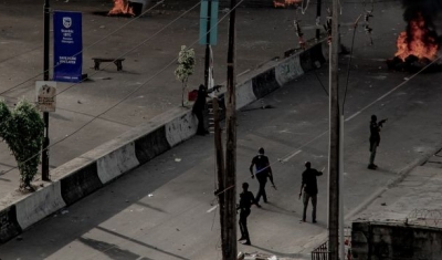 Demonstration in Lagos, Nigeria