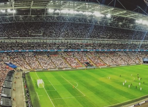 Football game, Wembley