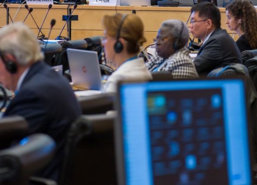 A session of the UN Human Right Committee