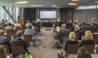 Plenary session during the first annual conference of the Geneva Human Rights Platform