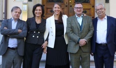 The fiver directors of the Geneva Academy