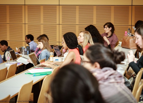 Students during an LLM Course