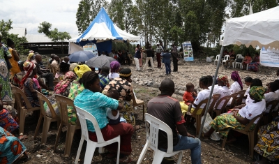 Munigi, North Kivu Province Congo: Launch of Community Violence Reduction (CVR), programme by DDRRR Unit of MONUSCO, Goma in Agriculture and other income generating activities for the youth of the Nyiragongo territory.