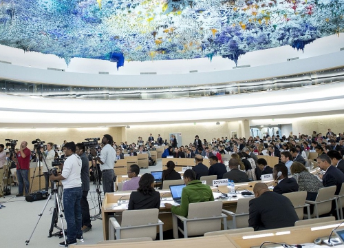 Session of the UN Human Rights Council in Geneva