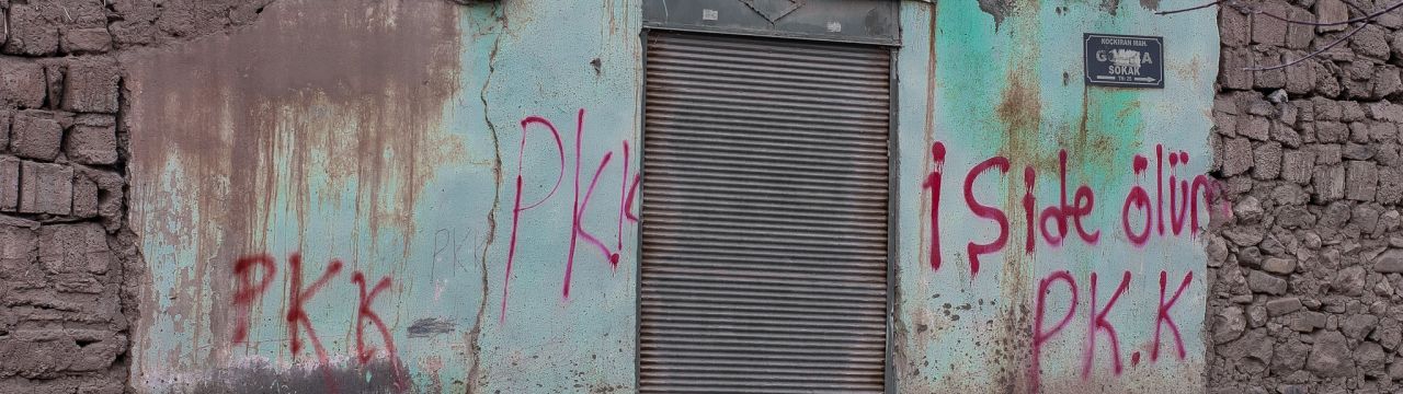 Wall with PKK tags