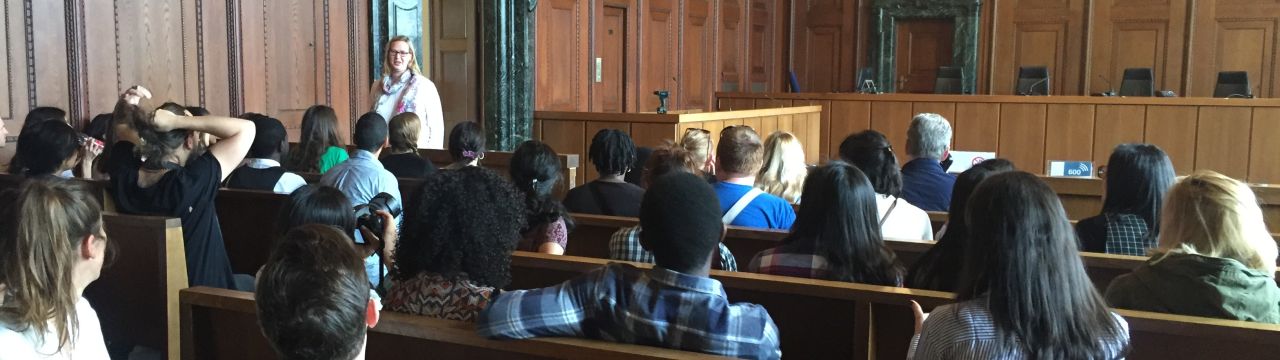 Study Trip Master in Transitional Justice Nuremberg Court Room 600