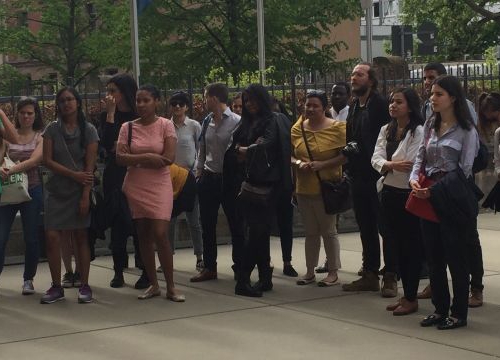 Group photos of students of the Master of Advanced Studies in Transitional Justice, Human Rights and the Rule of Law