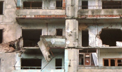 Destroyed Building during the 2008 War