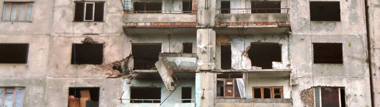 Destroyed Building during the 2008 War