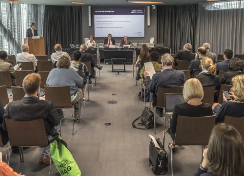 View of the conference room of the annual conference of the Geneva Human Rights Platform