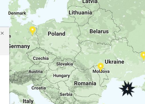 Map of the RULAC online portal with the pop-up window of the non-international armed conflicts in Mali.