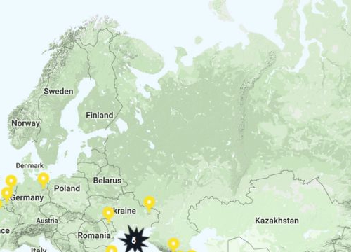 Map of the RULAC online portal with the pop-up window of the non-international armed conflicts in the Philippines