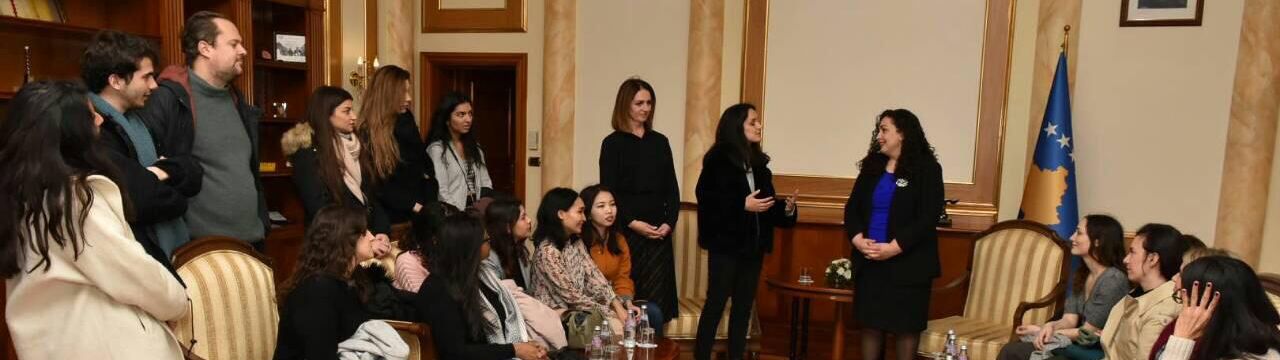 Master in Transitional Justice Study Trip Kosovo Minister of Justice