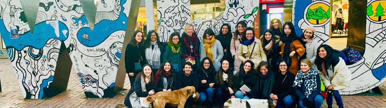 Group photo of MTJ students during the study trip