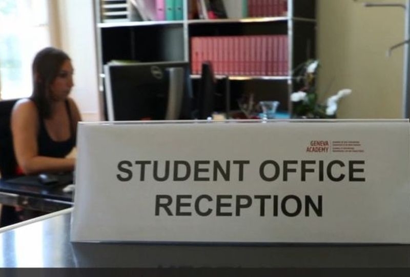 Part of the video on Villa Moynier with the Student Office