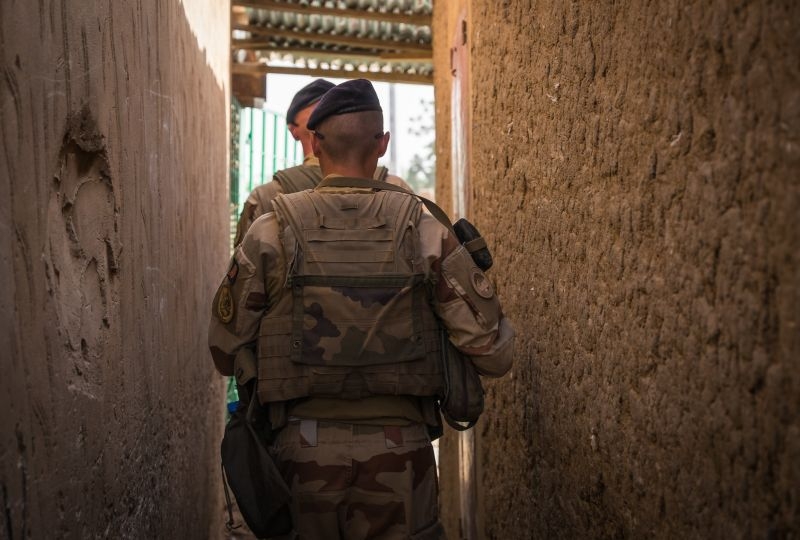 Daily life of french soldiers of barkhane military operation in Mali
