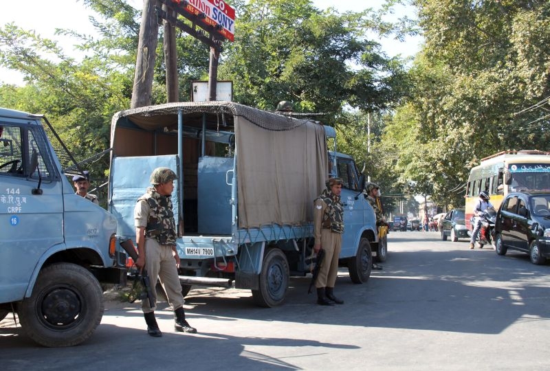 Indian soldiers in Jammu and Kashmir