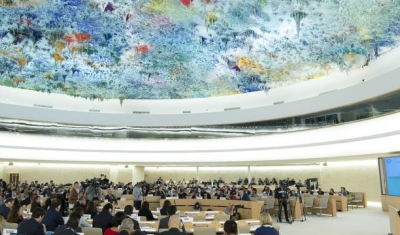 View of the UN Human Rights Council