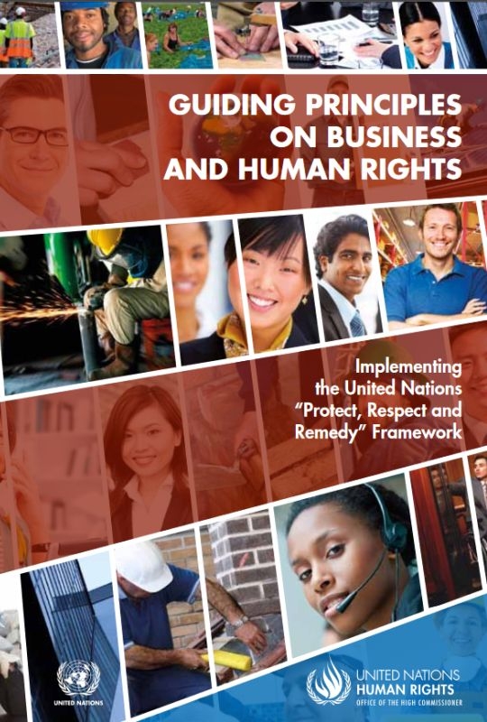 Cover page of the UN Guiding Principles on Business and Human Rights