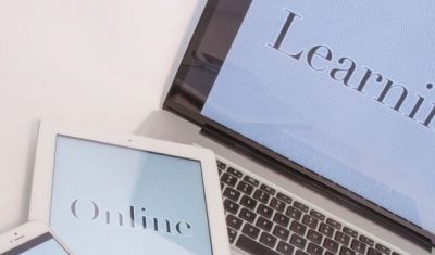 Laptop and tablet for online learning