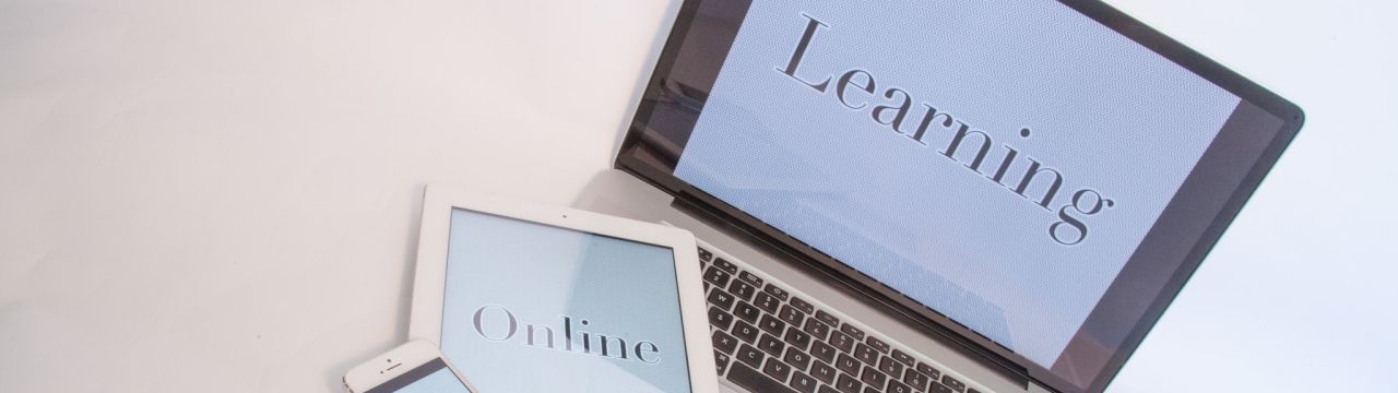 Laptop and tablet for online learning