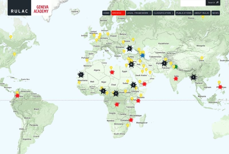 Map of the RULAC online portal