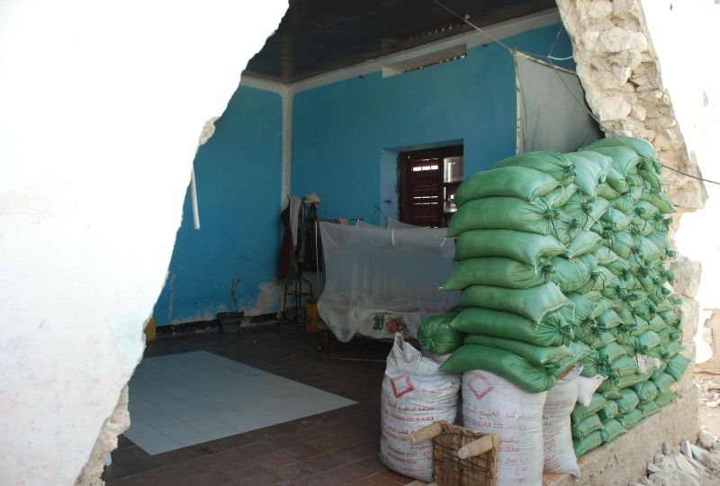 Front line weaving through homes in Mogadishu
