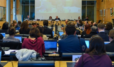 View of a session of the UN Human Rights Committee