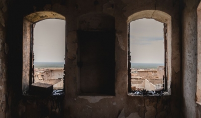 Destroyed building, Shingal.