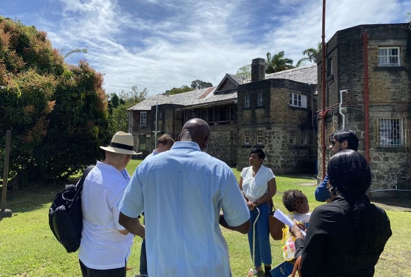 In-situ visit by members of the UN treaty body informal delegation in Grenada