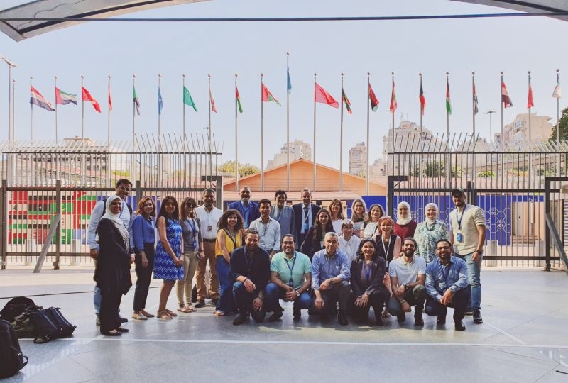 Group photo of training's participants