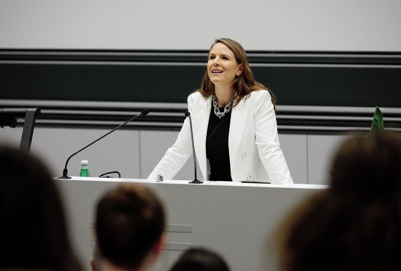 Professor Gloria Gaggioli at the 2022 Graduation Ceremony