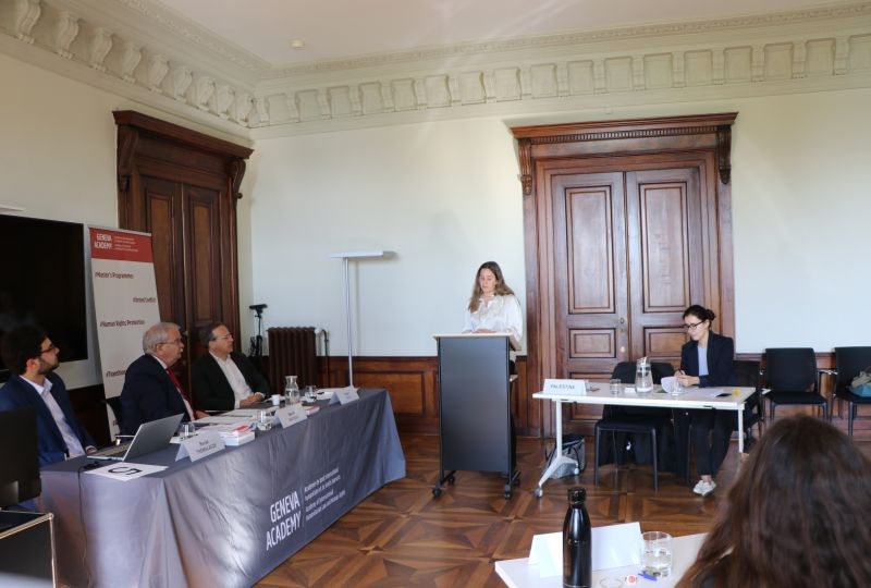 LLM students during the pleading on Gaza