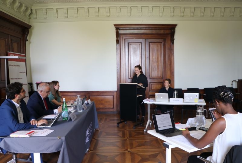 LLM students pleading on the 2008 South Ossetia armed conflict in front of the jury