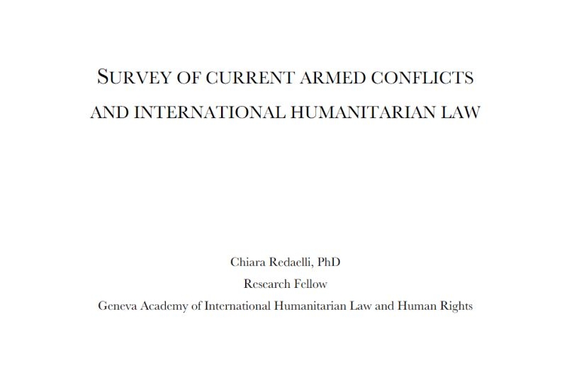 Cover page of the report