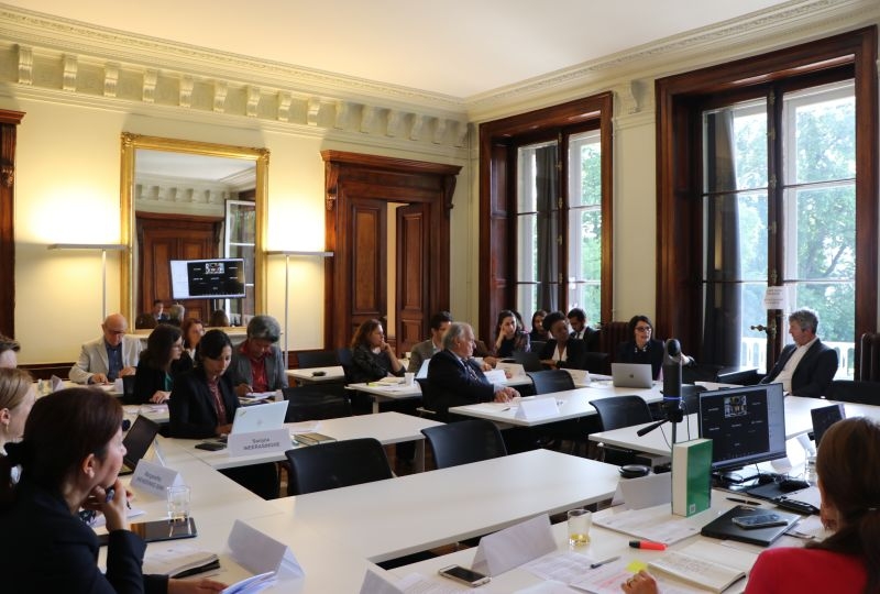 Participants in the meeting on sea level rise and international law