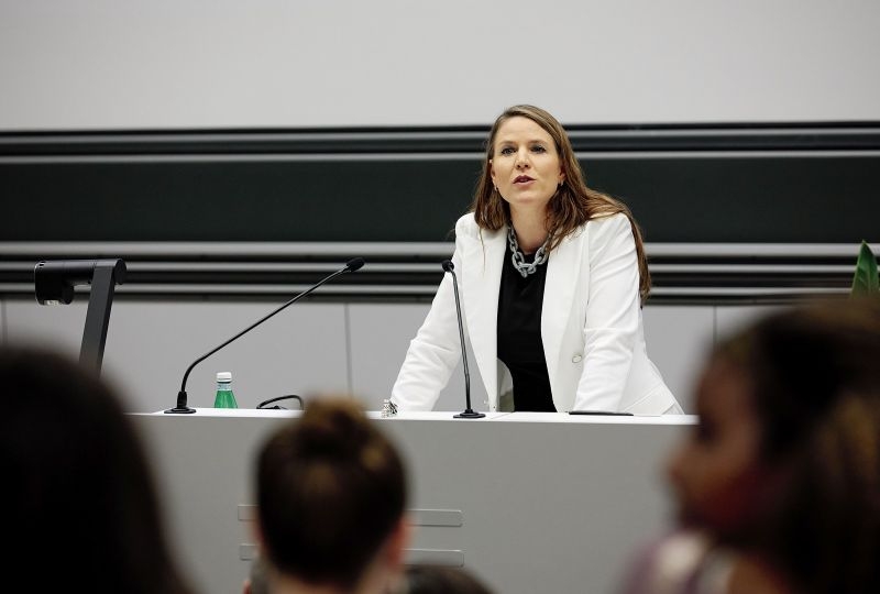 Professor Gloria Gaggioli at the 2022 Graduation Ceremony