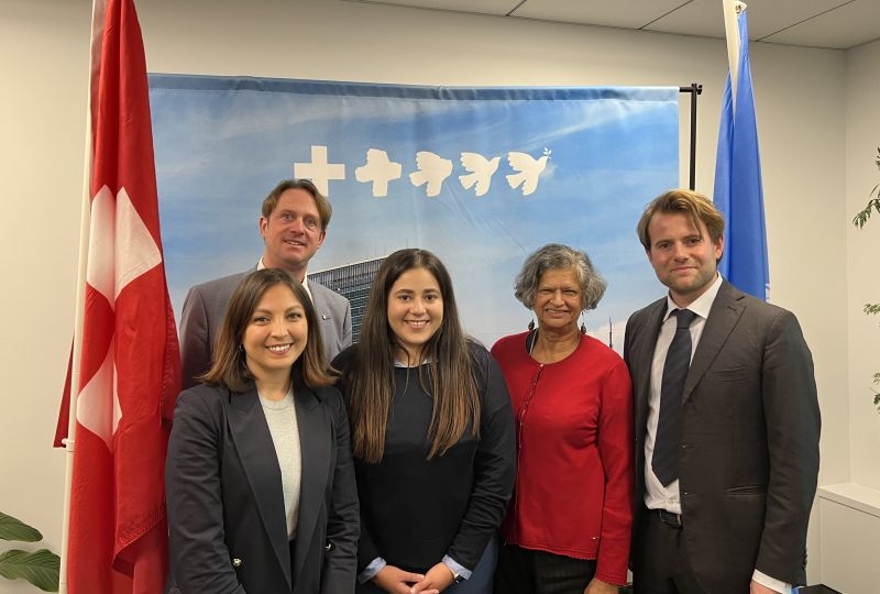 The Geneva Human Rights Platform team following the Briefing for members of the UN Security Council