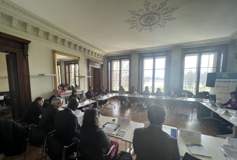 View of the meeting on individual communications