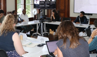 View of participants in the training course on UN human rights system